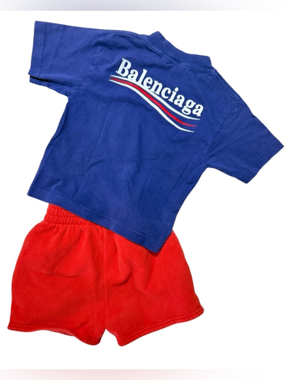 Balenciaga For Kids T-Shirt & Short Set Toddler Size 2